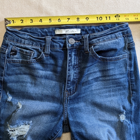 KANCAN Destroyed Zipper Ankle Skinny Jeans - Picture 10 of 12